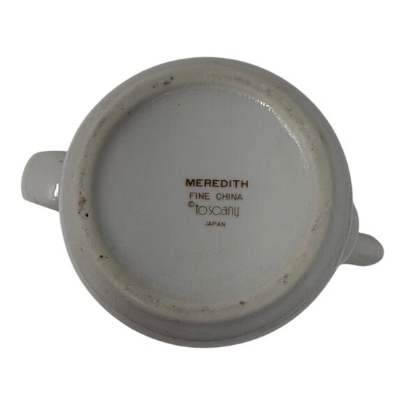 Toscany Meredith Fine China Teapot With Lid Yellow Flower Green Leaf Tea Pot - Picture 7 of 8